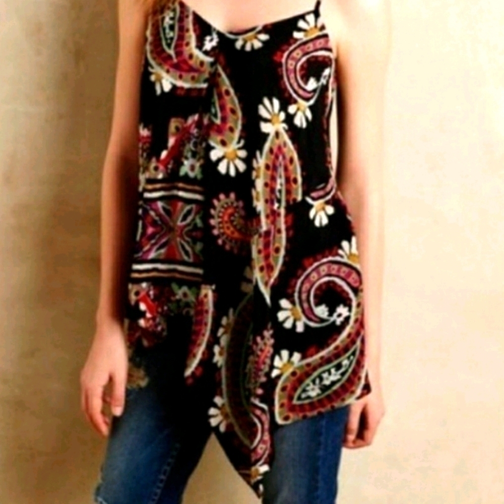 HD in Paris silk asymmetrical tank 4